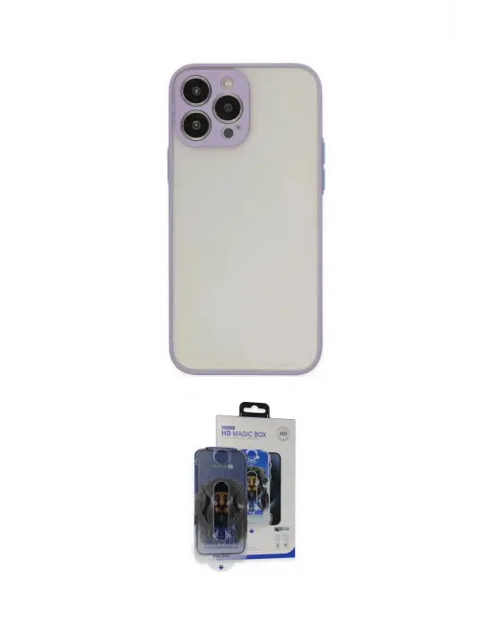ieg™ iPhone 15 Pro Max Kılıf Ahenk Çizgi Serisi - Siyah Vanessa Magic Cam