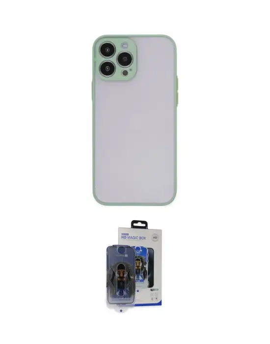 ieg™ iPhone 15 Pro Max Kılıf Ahenk Çizgi Serisi - Siyah Vanessa Magic Cam