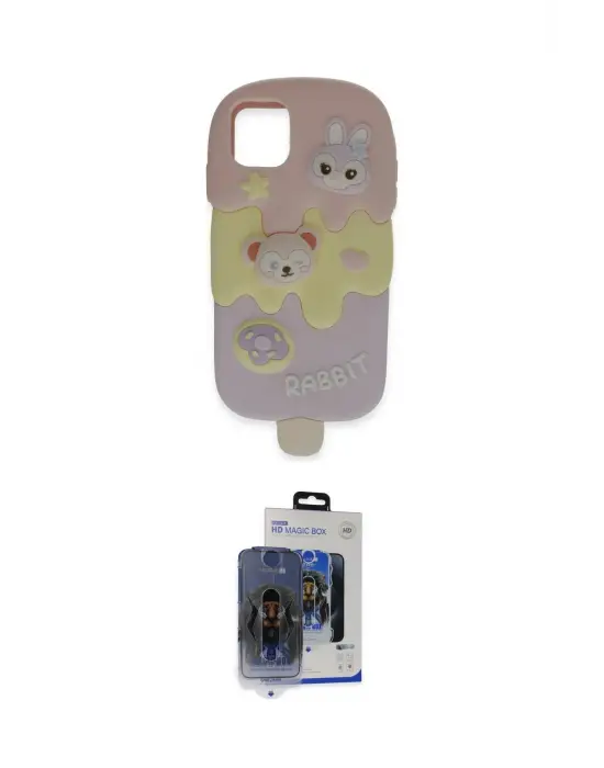 ieg™ iPhone 15 Pro Max Kılıf Akış Yansıma - Siyah Vanessa Magic Cam