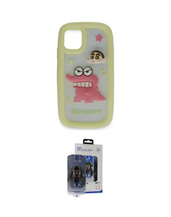 ieg™ iPhone 15 Pro Max Kılıf Akış Yansıma - Siyah Vanessa Magic Cam