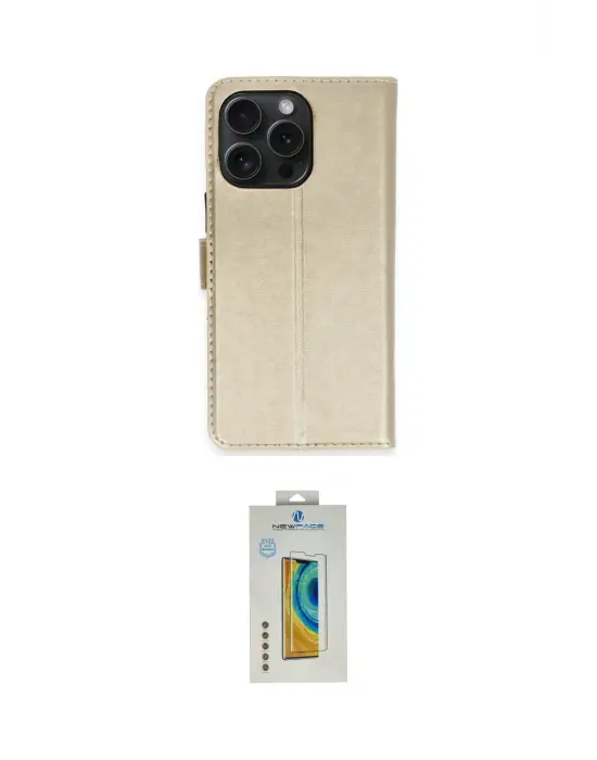 ieg™ iPhone 15 Pro Max Kılıf Siluet Işık Serisi - Siyah Polymer Nano Ekran Koruyucu