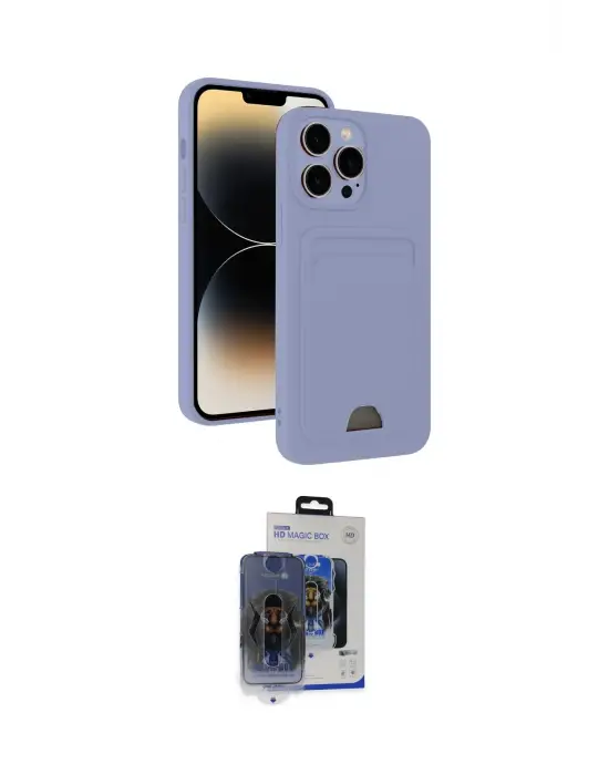 ieg™ iPhone 15 Pro Max Kılıf Vadi Çizgi Prime - Siyah Vanessa Magic Cam