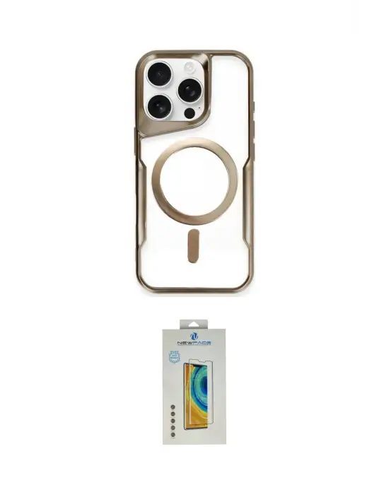 ieg™ iPhone 15 Pro Max Kılıf Yadigar Klasik Özel Seri - Siyah Polymer Nano Ekran Koruyucu