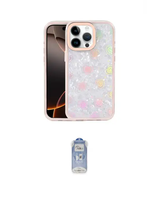 ieg™ iPhone 16 Pro Kılıf Odak Prime - Siyah Joko Magic 5D Cam