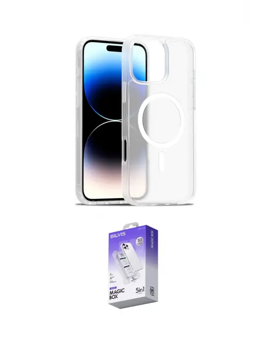 ieg™ iPhone 16 Pro Kılıf Siluet Minimal Prime - Siyah Bilvis 5in1 3D Magic Cam Ekran Koruyucu