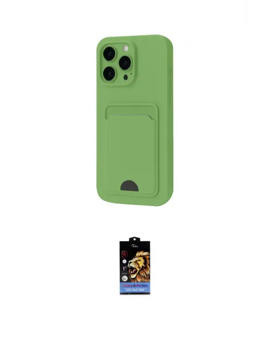ieg™ iPhone 16 Pro Kılıf Vadi Çizgi Prime - Siyah Buffer Hayalet Cam Ekran Koruyucu