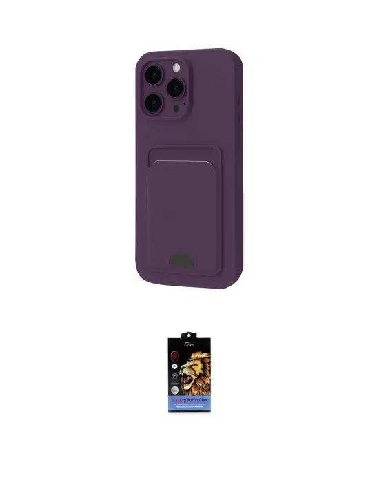 ieg™ iPhone 16 Pro Kılıf Vadi Çizgi Prime - Siyah Buffer Hayalet Cam Ekran Koruyucu