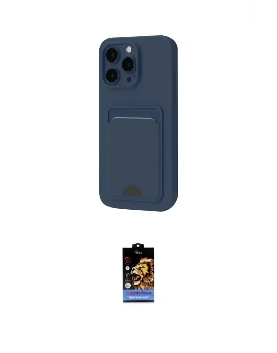 ieg™ iPhone 16 Pro Kılıf Vadi Çizgi Prime - Siyah Buffer Hayalet Cam Ekran Koruyucu