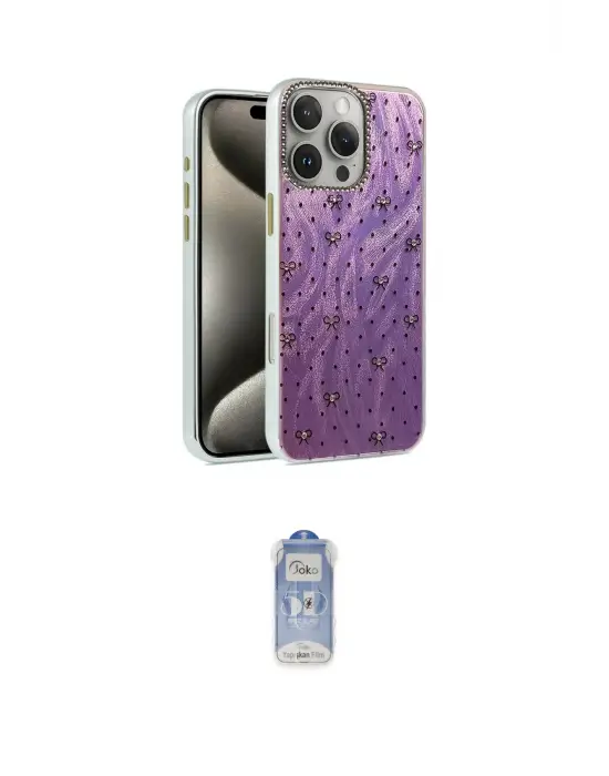 ieg™ iPhone 16 Pro Kılıf Zirve Modern Prime - Siyah Joko Magic 5D Cam