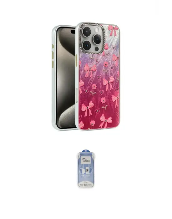 ieg™ iPhone 16 Pro Kılıf Zirve Modern Prime - Siyah Joko Magic 5D Cam