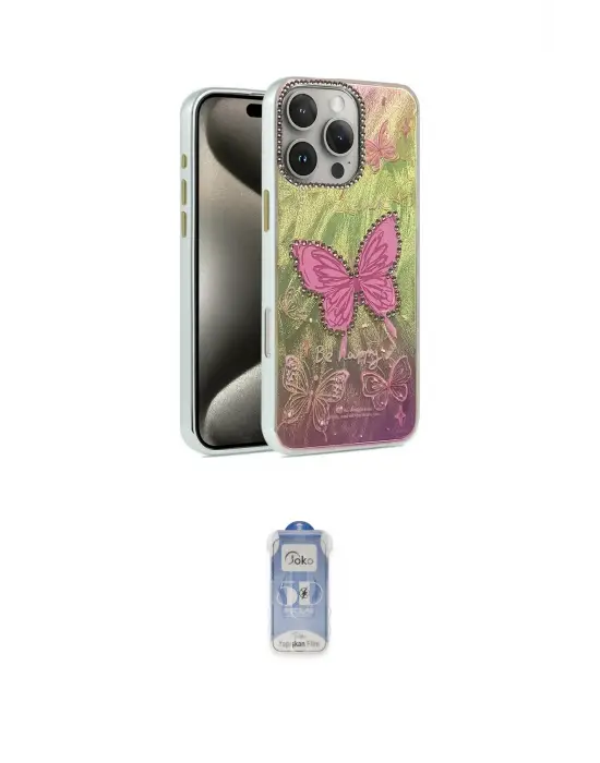 ieg™ iPhone 16 Pro Kılıf Zirve Modern Prime - Siyah Joko Magic 5D Cam
