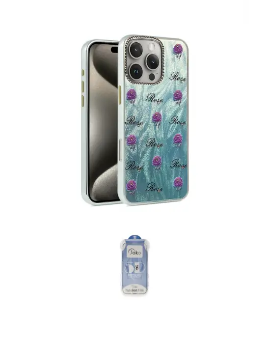 ieg™ iPhone 16 Pro Kılıf Zirve Modern Prime - Siyah Joko Magic 5D Cam