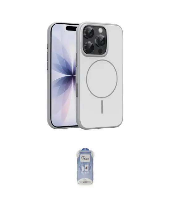 ieg™ iPhone 16 Pro Max Kılıf Atlas Asil Prime - Siyah Joko Magic 5D Cam