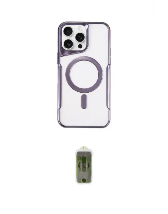 ieg™ iPhone 16 Pro Max Kılıf Yadigar Klasik Özel Seri - Siyah Joko Magic 5D Hayalet Cam