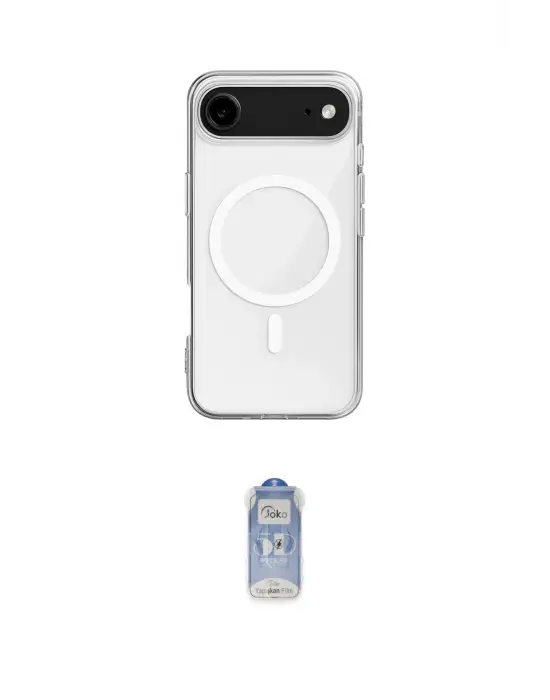 ieg™ iPhone 17 Air Kılıf Ahenk Yansıma Prime - Siyah Joko Magic 5D Cam