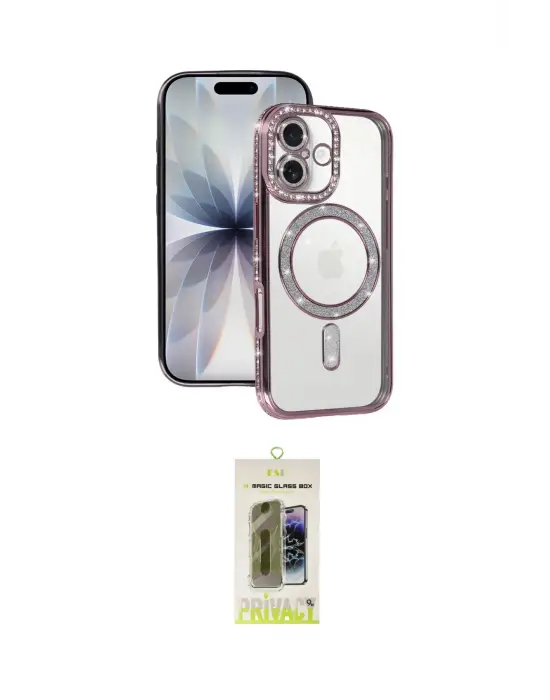ieg™ iPhone 17 Kılıf Zirve Doku Prime - Siyah Joko Magic 5D Hayalet Cam