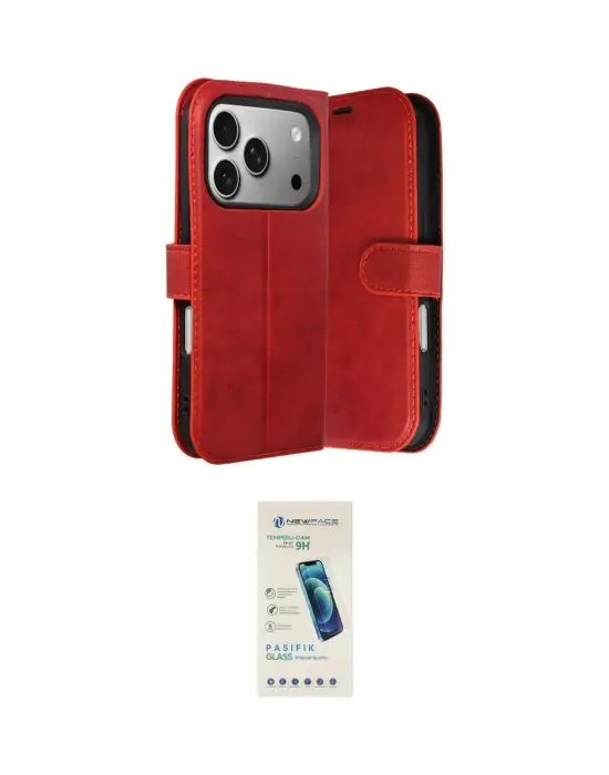 ieg™ iPhone 17 Pro Max Kılıf Siluet Işık Serisi - Şeffaf Pasifik Cam Ekran Koruyucu