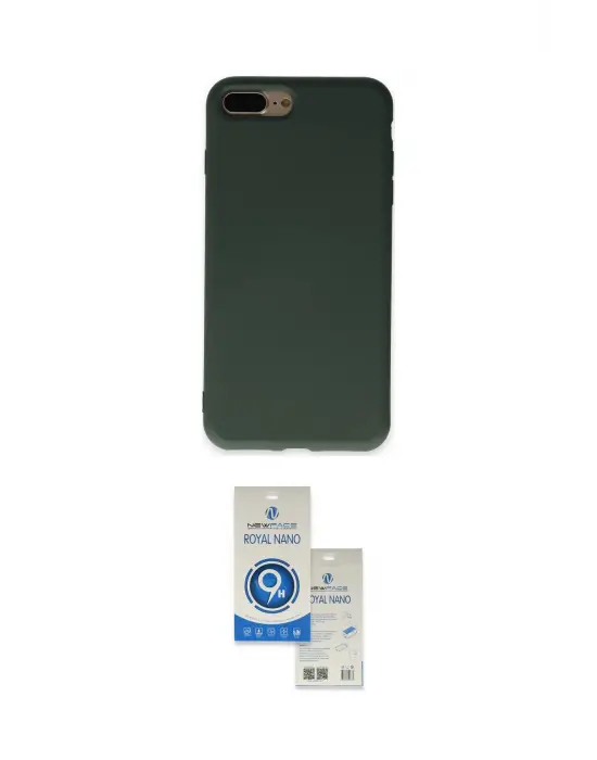 ieg™ iPhone 7 Plus Kılıf Ahenk Serisi - Şeffaf Royal Nano Ekran Koruyucu