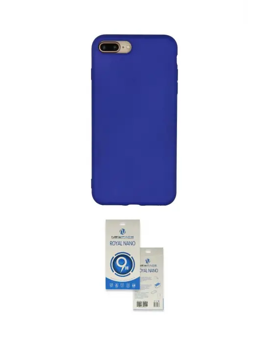 ieg™ iPhone 7 Plus Kılıf Ahenk Serisi - Şeffaf Royal Nano Ekran Koruyucu