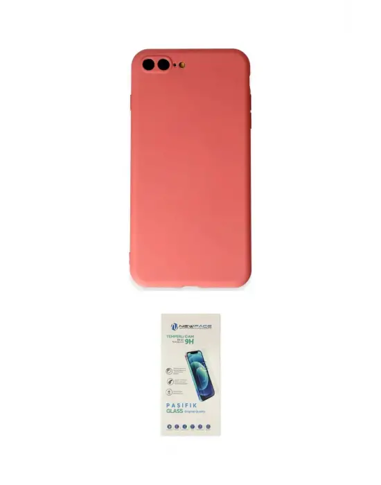 ieg™ iPhone 7 Plus Kılıf Kozmos Yansıma Özel Seri - Şeffaf Pasifik Cam Ekran Koruyucu