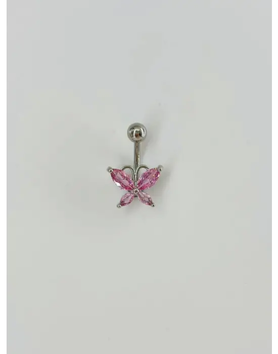 IEG - Kelebek Detaylı Göbek Piercing