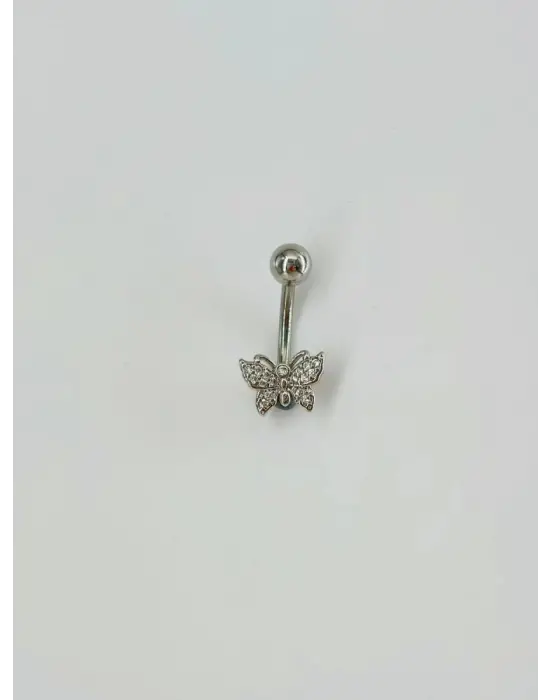 IEG - Kelebek Detaylı Göbek Piercing