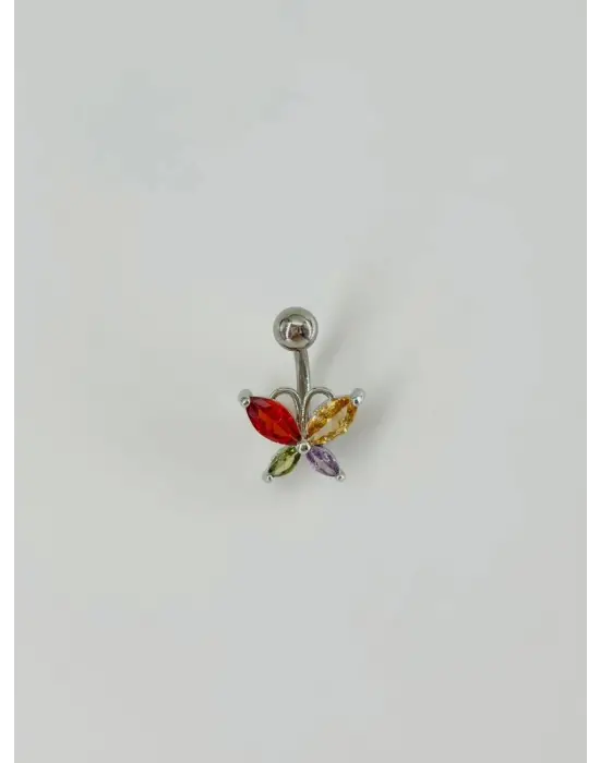 IEG - Kelebek Detaylı Göbek Piercing