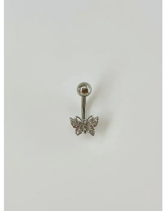 IEG - Kelebek Detaylı Göbek Piercing