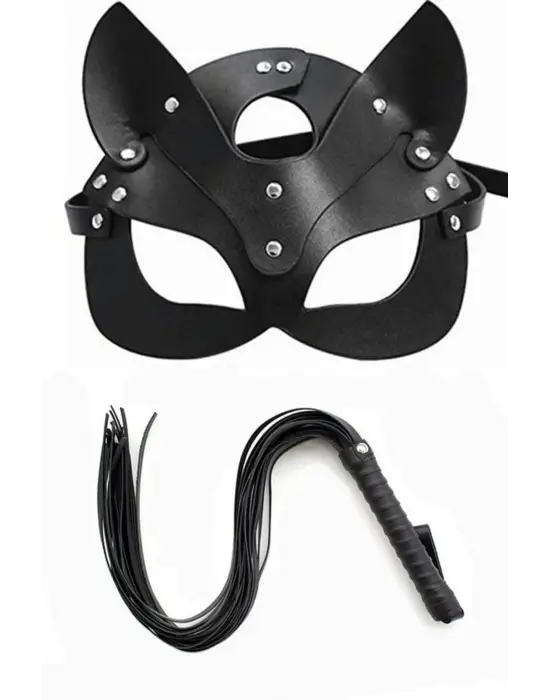 ieg™ Kırbaç Maske Deri İkili Takım