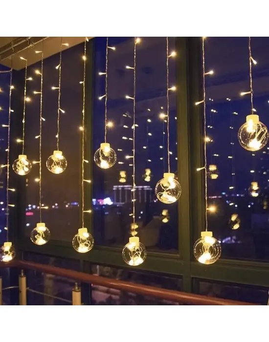 Küre Toplu Perde Led Işık