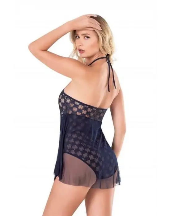 ieg™ Lacivert Bodysuit Gecelik
