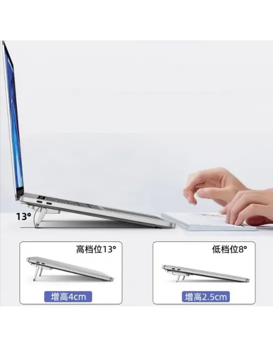 Laptop Standı 2 Kademeli Yükseltme Ayarlı - 2 Adet