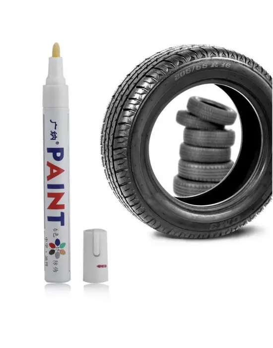 ieg™ Lastik Yazı Kalemi - Beyaz