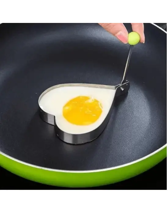 Metal Kalp Omlet Krep Kalıbı