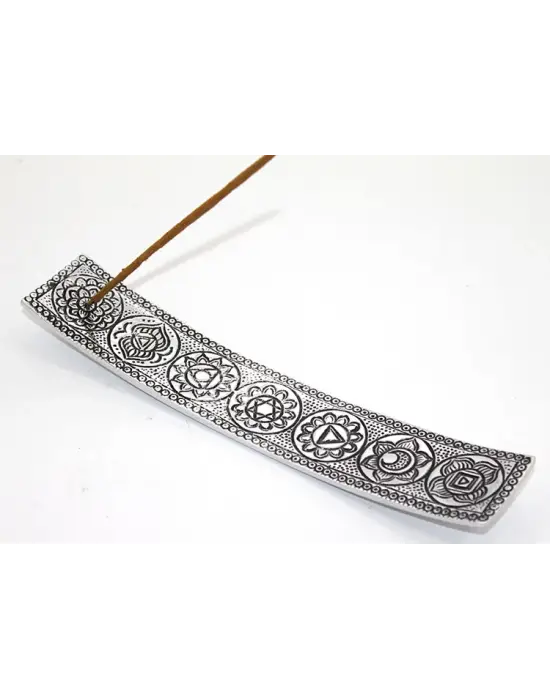 Metal Kayık 7 Çakra (Chakra) Tütsülük
