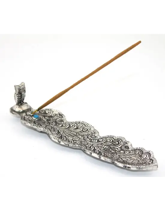 Metal Kayık Baykuş Tasarımı Tütsülük Model 2