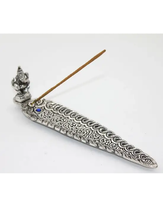 Metal Kayık Ganeşa Tütsülük Model 4
