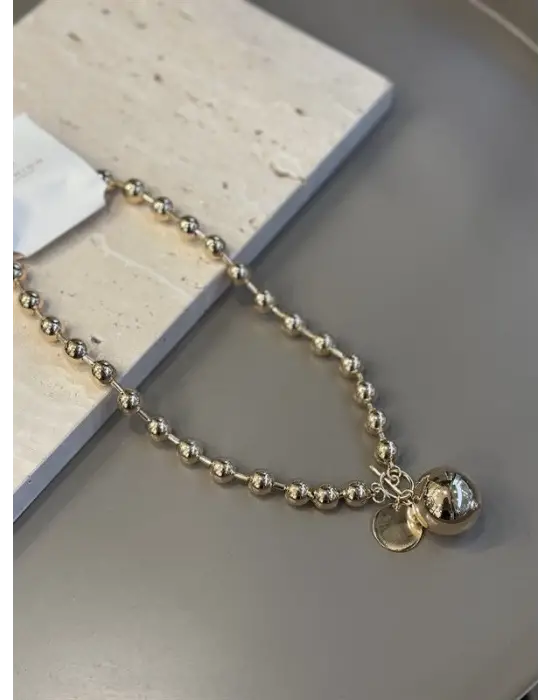IEG - Metal Top Kolye - Altın
