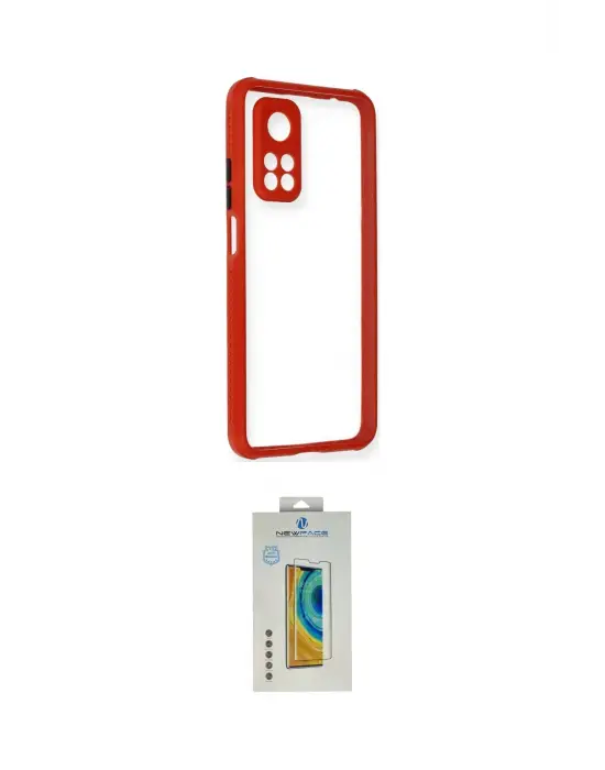 ieg™ Mi 10T Pro Kılıf Nova Asil Özel Seri - Şeffaf Polymer Nano Ekran Koruyucu