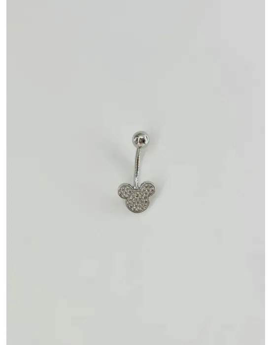 IEG - Mickey Mouse Detaylı Göbek Piercing