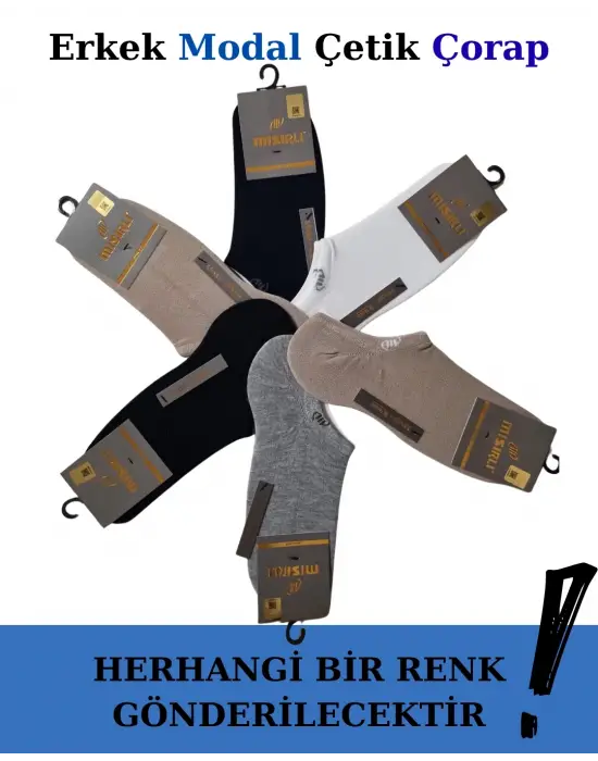 ieg™ Mısırlı 61357 Erkek Modal Çetik Çorap
