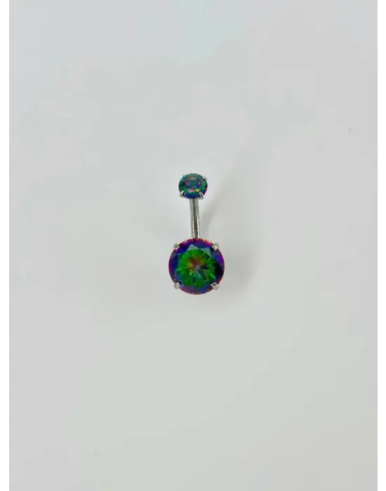 IEG - Mistik Topaz Taşlı Göbek Piercing