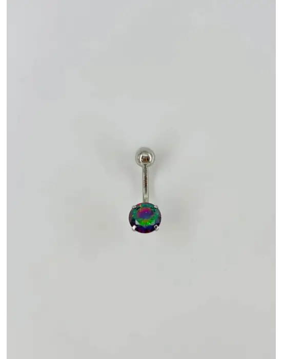 IEG - Mistik Topaz Taşlı Göbek Piercing