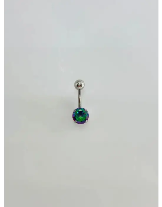 IEG - Mistik Topaz Taşlı Göbek Piercing