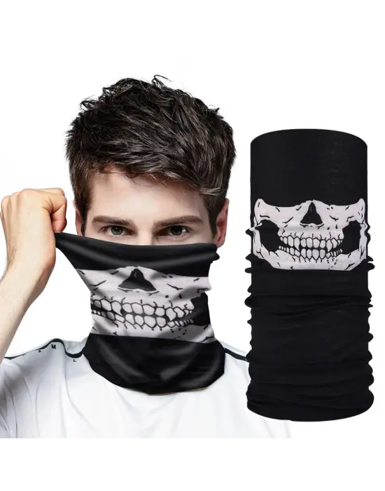 Motorcu Boyunluk Baf Buff Bandana - 25x48 cm Model 7