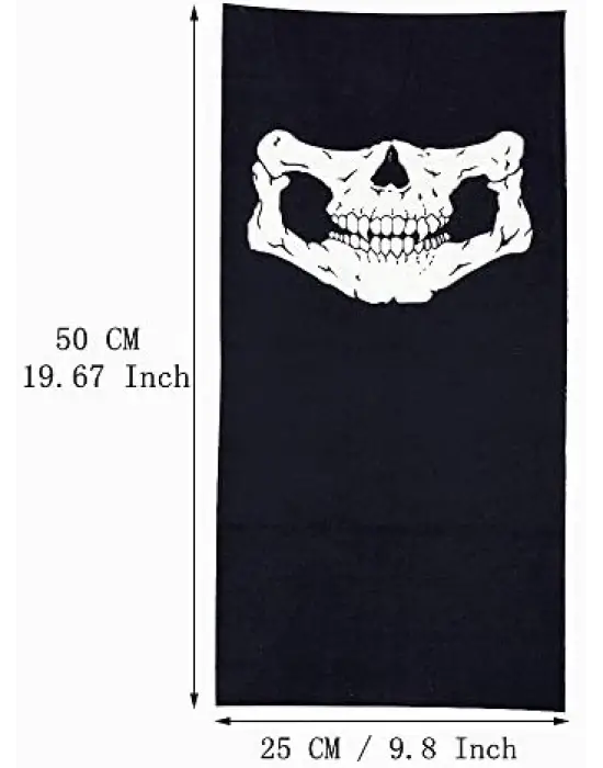 Motorcu Boyunluk Baf Buff Bandana - 25x48 cm Model 7