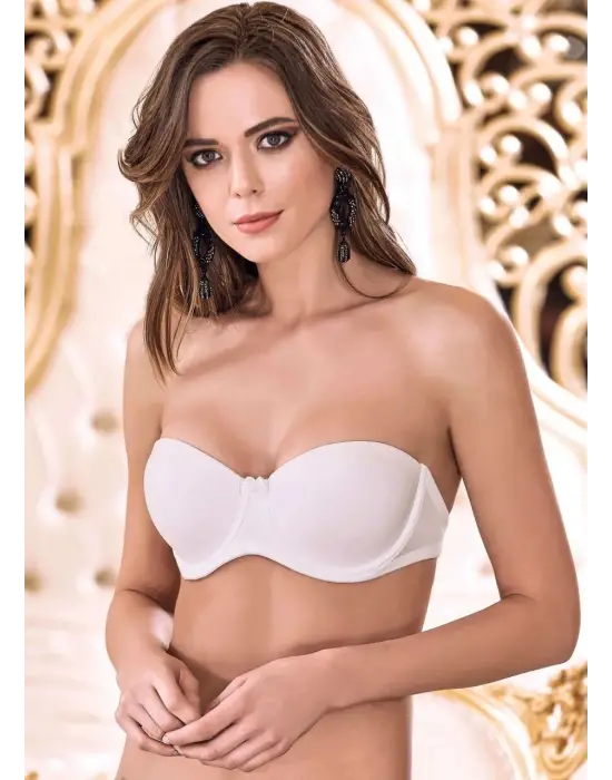 ieg™ Nurteks 1505 Straplez Sırt Şeffaf Sütyen