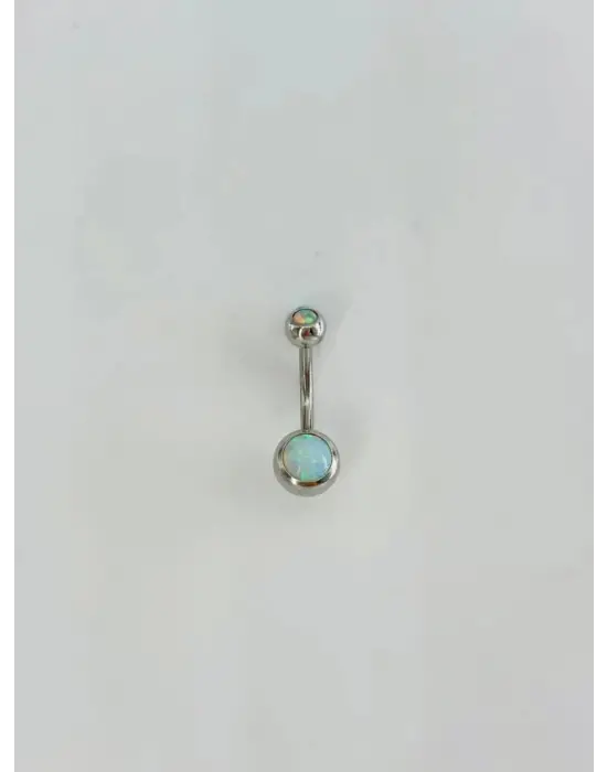 IEG - Opal Taşlı Göbek Piercıng