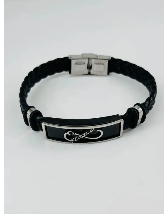 IEG - Örgü Deri Erkek Bileklik