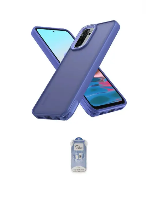 ieg™ Redmi Note 10 Pro Kılıf Atlas Form - Siyah Joko Magic 5D Cam